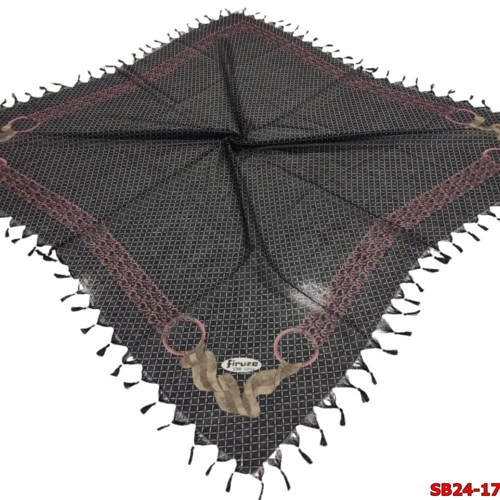 Firuze Boncuklu Cotton Eşarp(sb24-17)