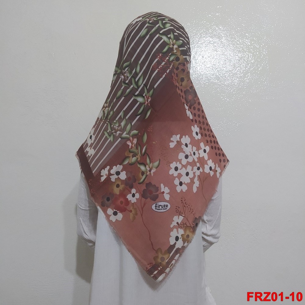 Firuze Flamlı Cotton Eşarp (frz01-10)