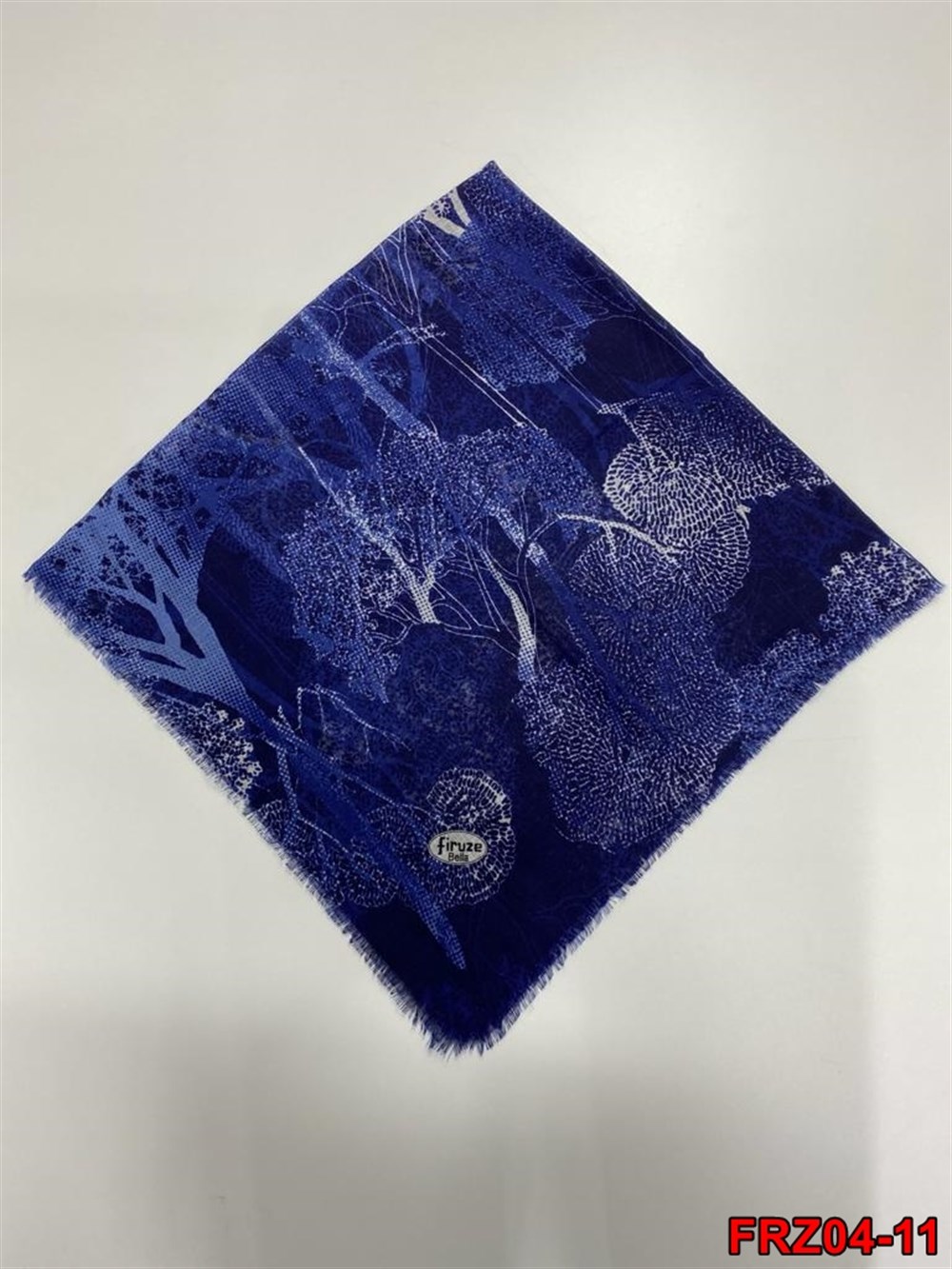 Firuze Flamlı Cotton Eşarp (frz04-11)