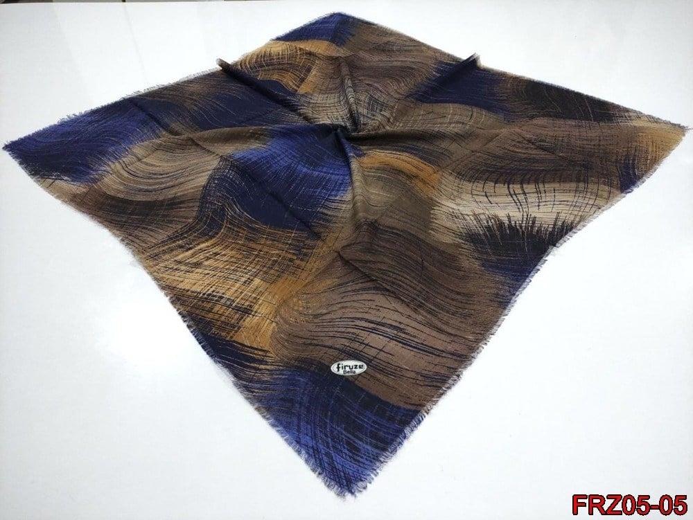 Firuze Flamlı Cotton Eşarp (frz05-05)