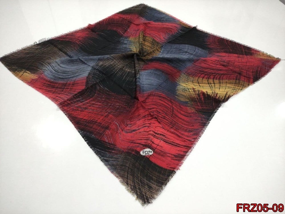 Firuze Flamlı Cotton Eşarp (frz05-09)