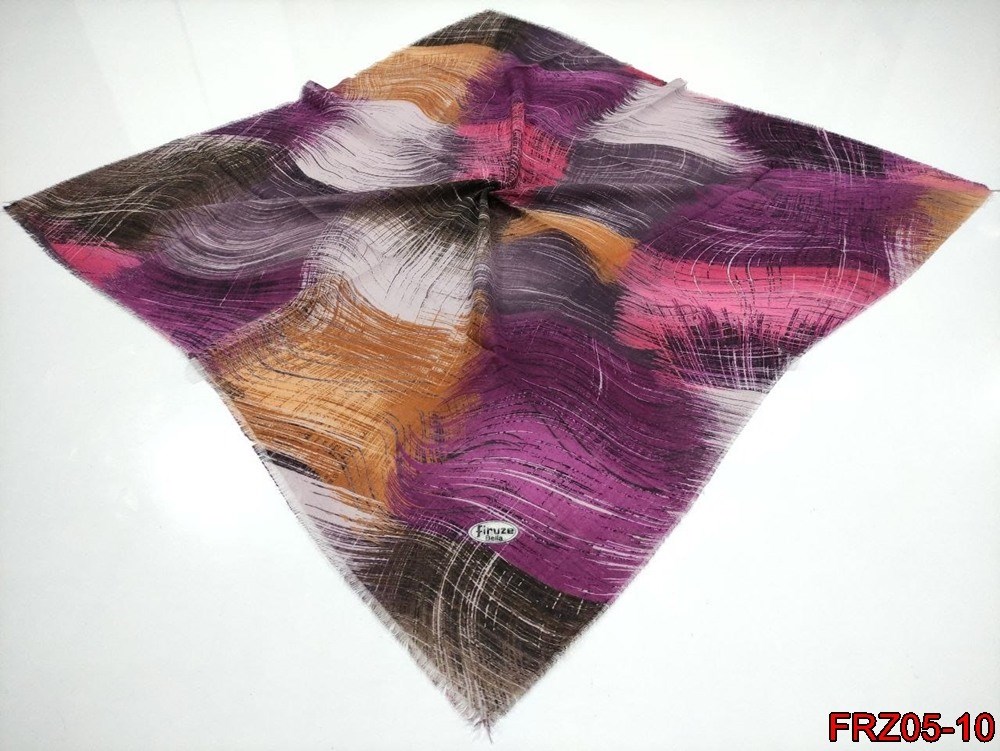 Firuze Flamlı Cotton Eşarp (frz05-10)