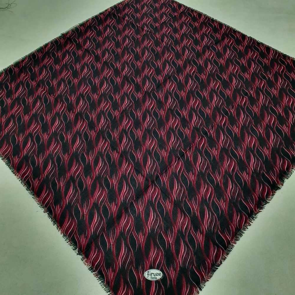 Firuze Flamlı Cotton Eşarp (frz06-18)