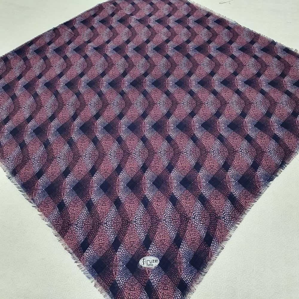 Firuze Flamlı Cotton Eşarp (frz07-04)