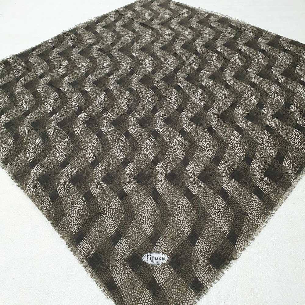 Firuze Flamlı Cotton Eşarp (frz07-08)