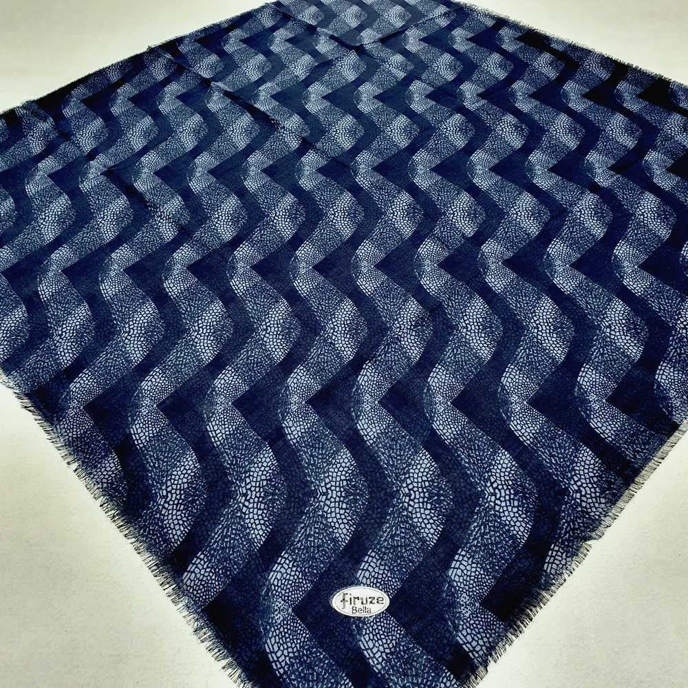 Firuze Flamlı Cotton Eşarp (frz07-09)