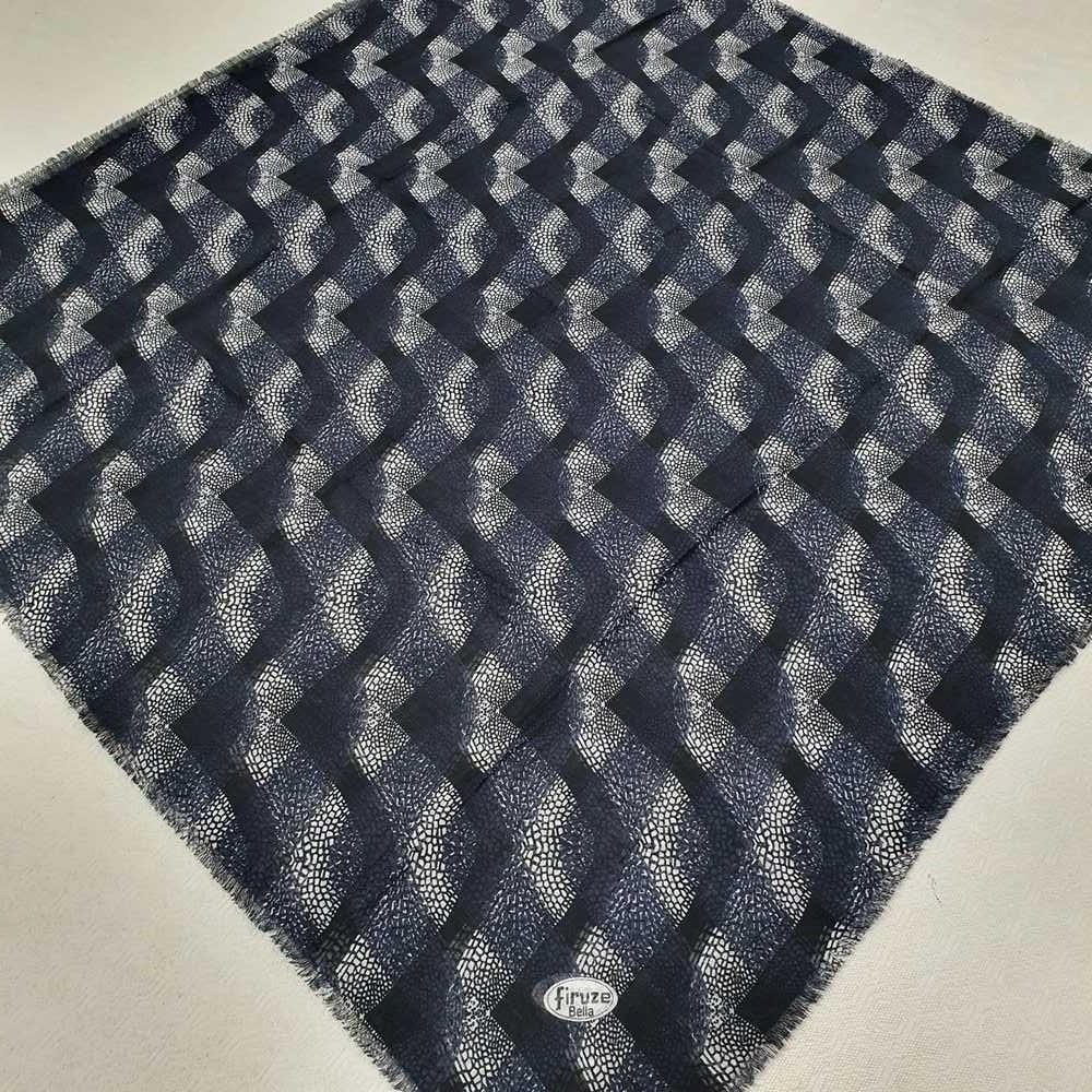 Firuze Flamlı Cotton Eşarp (frz07-15)