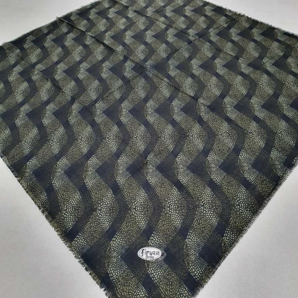 Firuze Flamlı Cotton Eşarp (frz07-19)