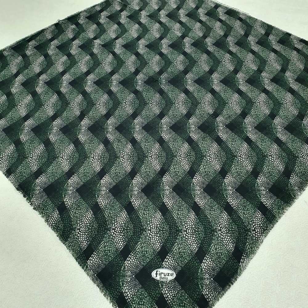 Firuze Flamlı Cotton Eşarp (frz07-20)