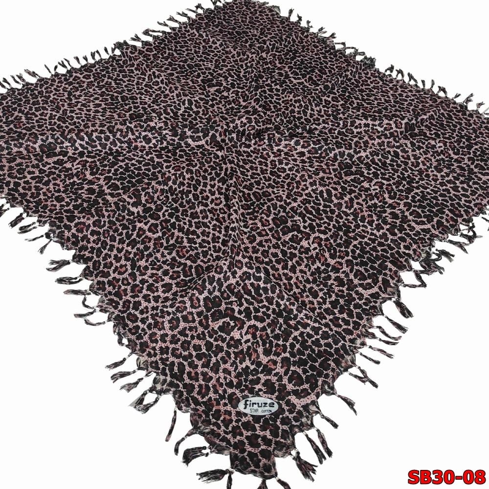 Firuze Sökme Boncuklu Cotton Eşarp(sb30-08)