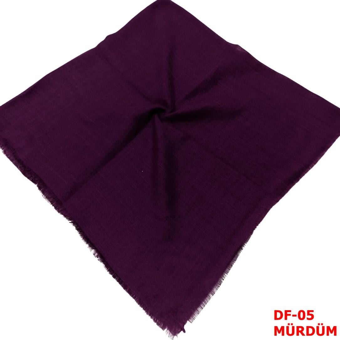 Kampanyalı Düz Renk Flamlı Eşarp(DF-05)