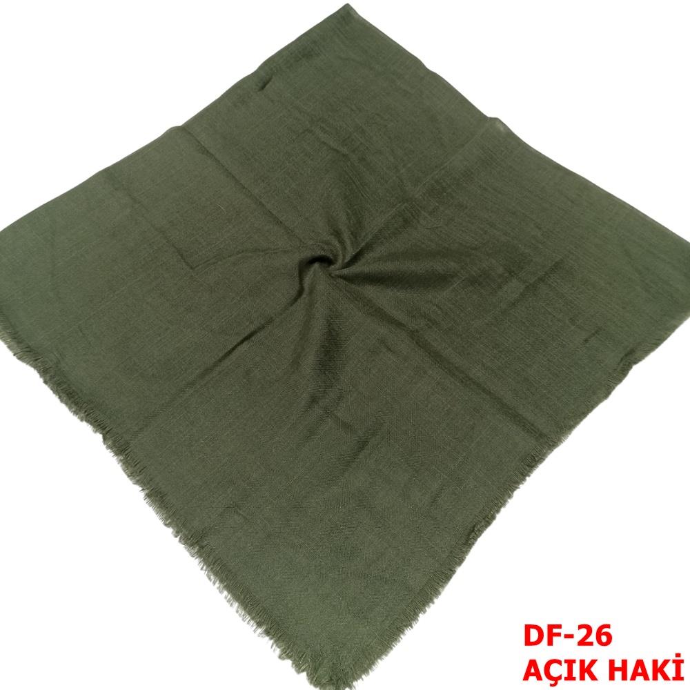 Kampanyalı Düz Renk Flamlı Eşarp(DF-26)