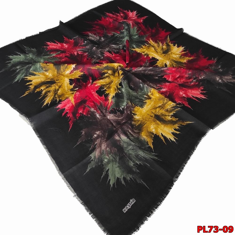Kampanyalı Kaşmir Flamlı Eşarp (PL73-09)