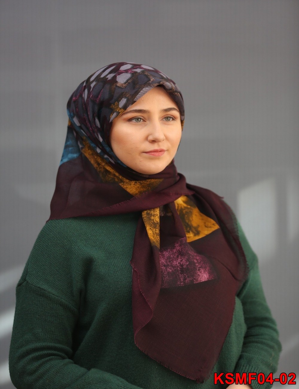 Kaşmir Flamlı Eşarp(04-02)