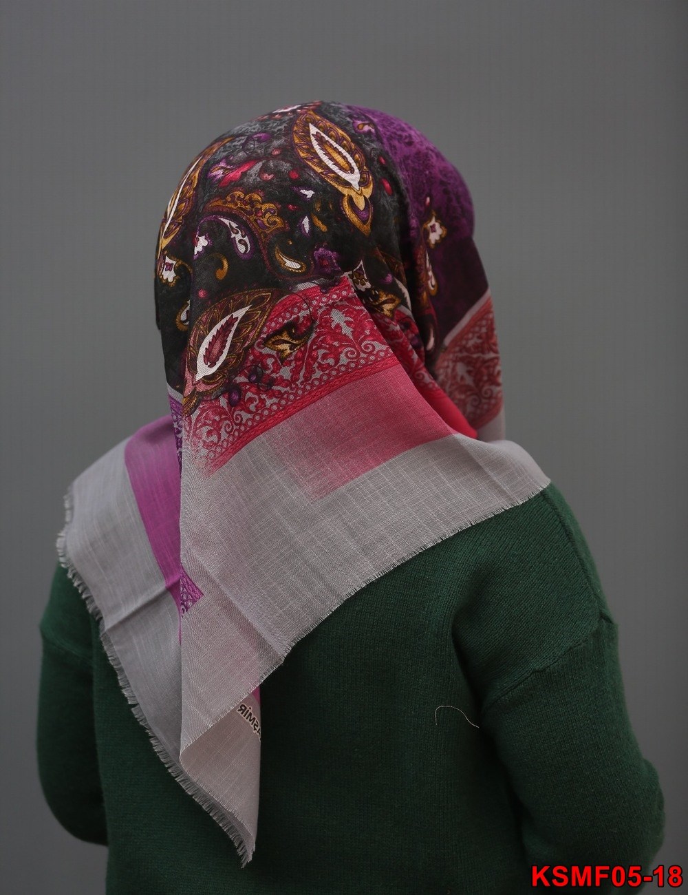 Kaşmir Flamlı Eşarp(05-18)