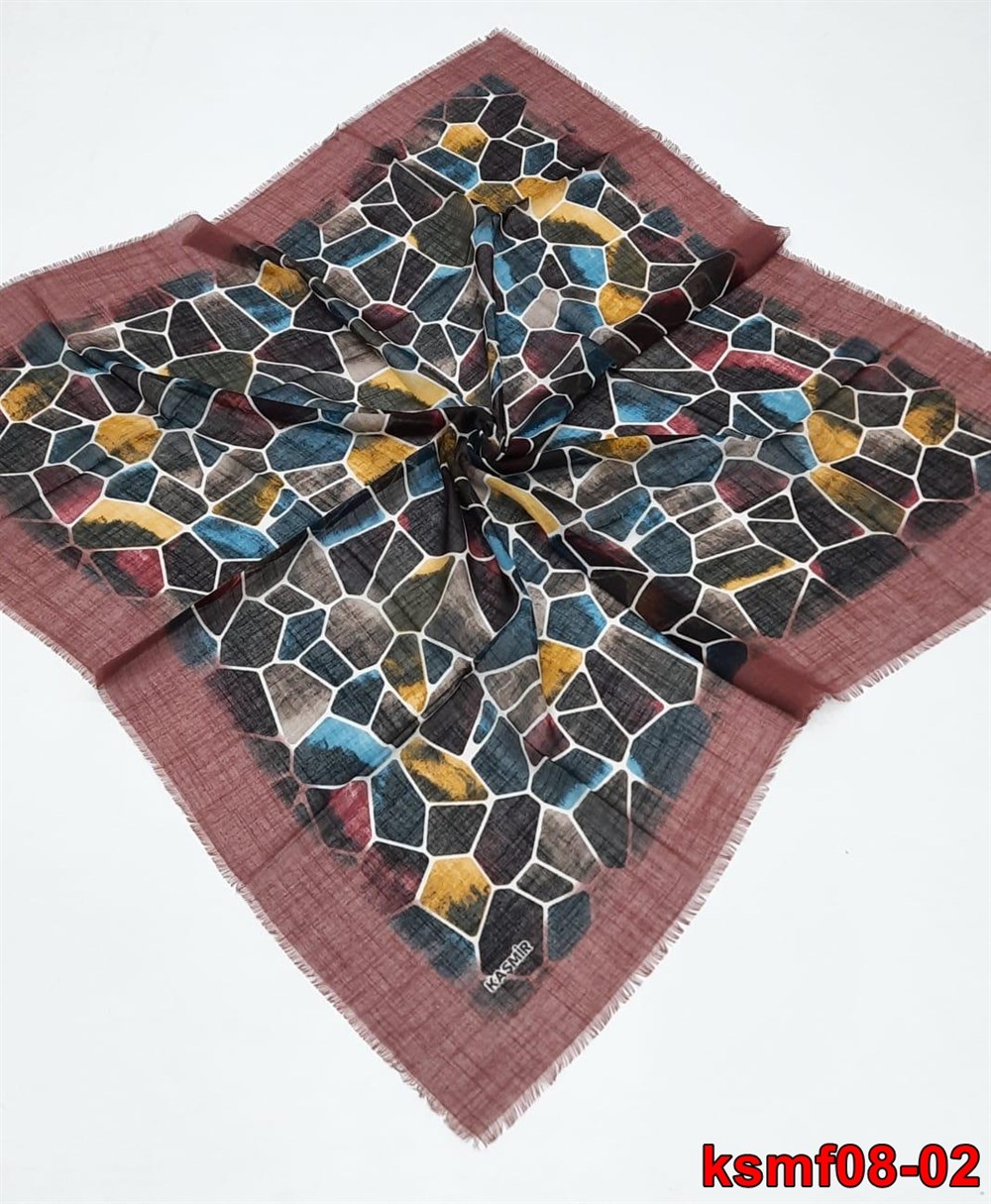 Kaşmir Flamlı Eşarp(08-02)