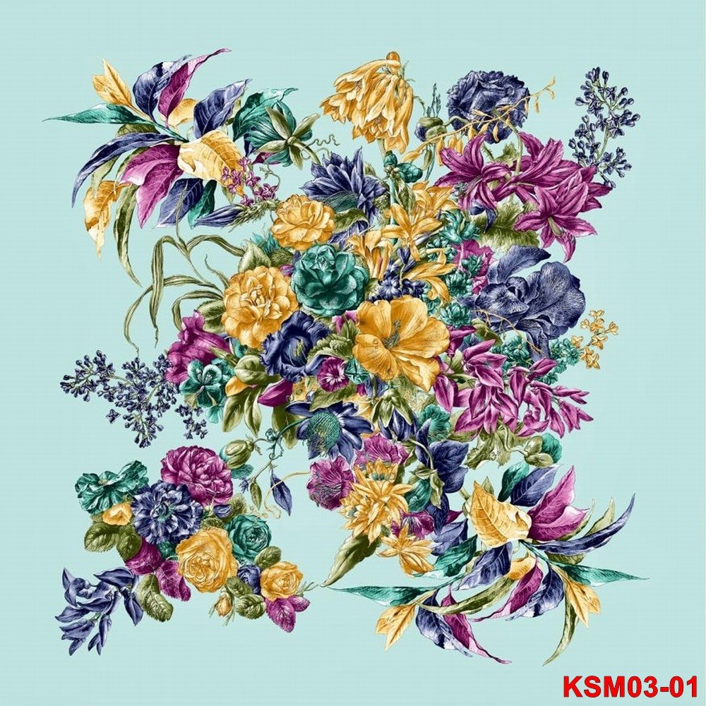 Kaşmir İpek Yazma (ksm03-01)