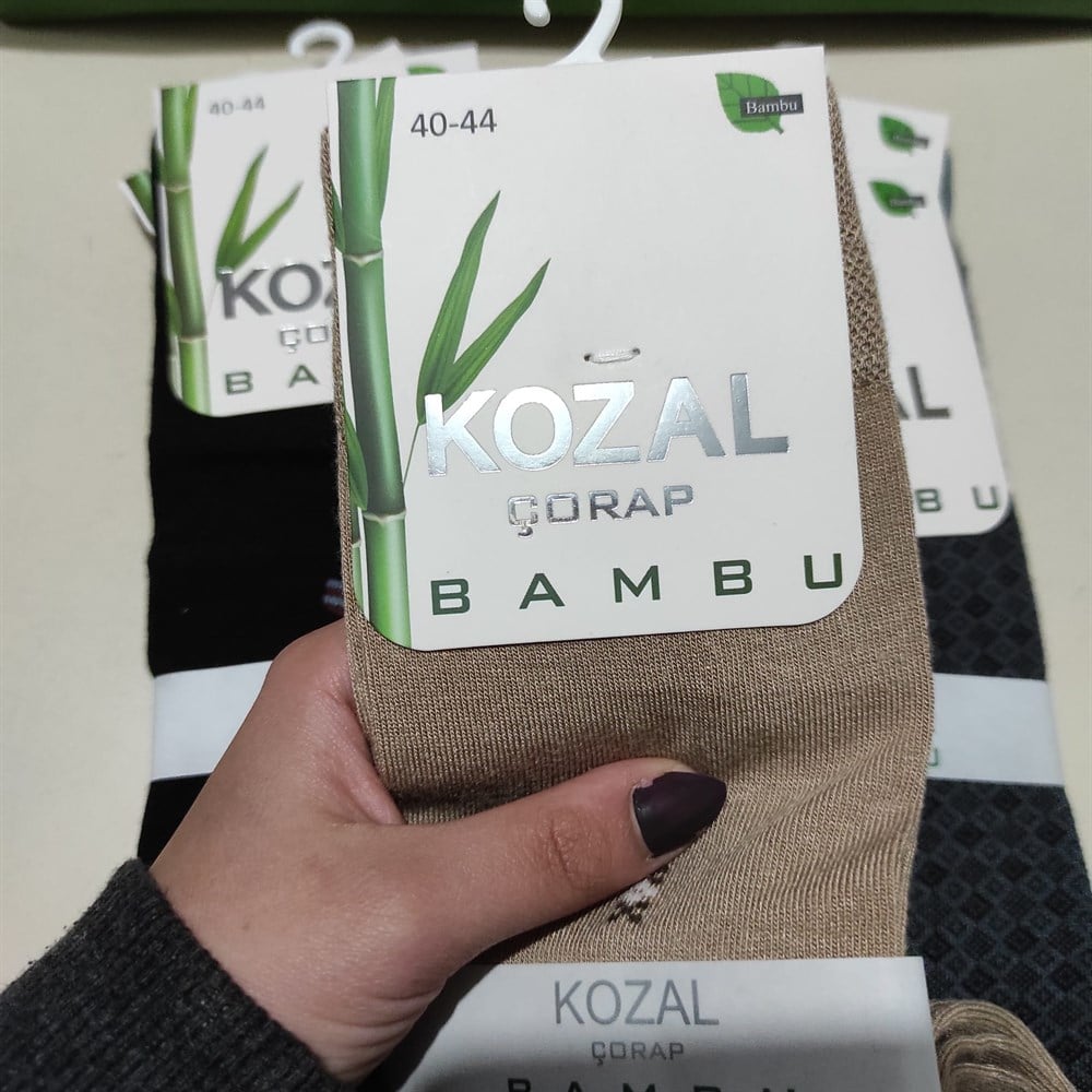 Kozal Erkek Bambu Çorap (KZL01-08)