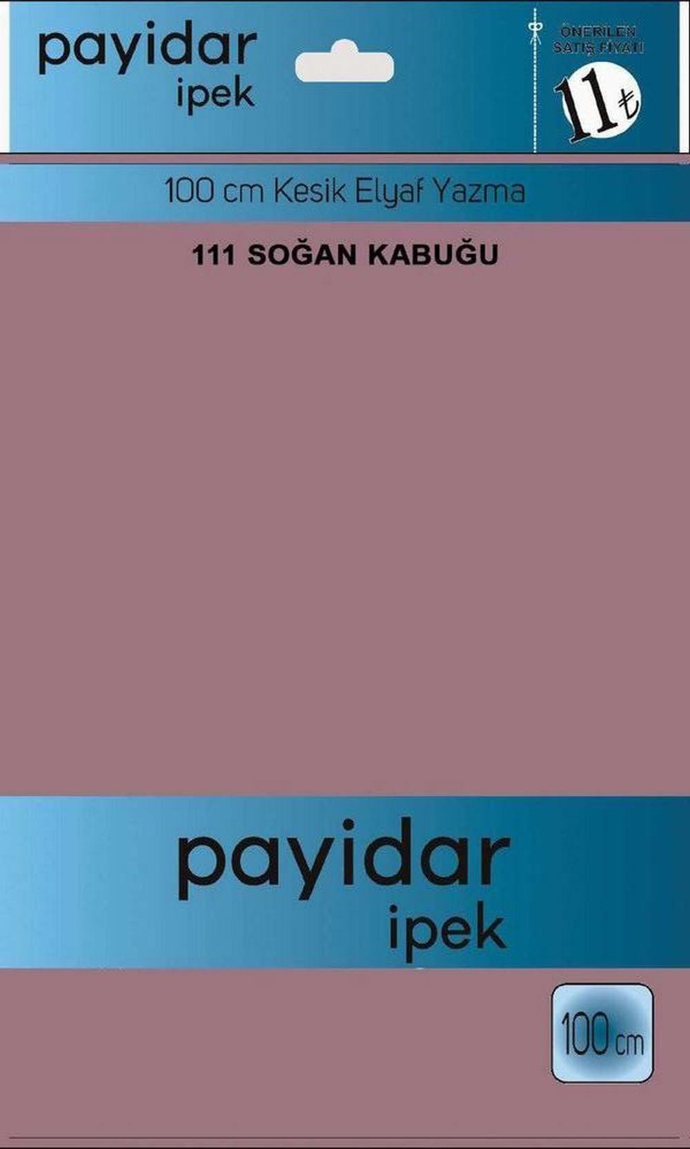 Payidar Düz Renk Poşetli Yazma(Soğan Kabuğu)111