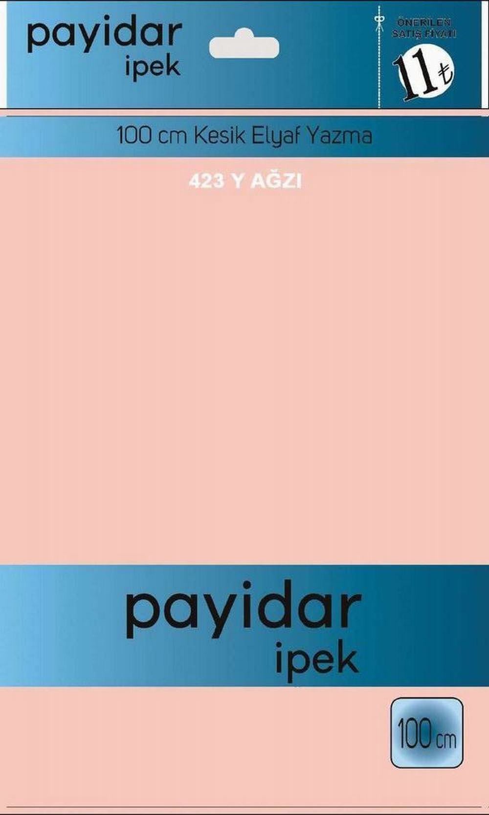 Payidar Düz Renk Poşetli Yazma(Y.Ağzı)423