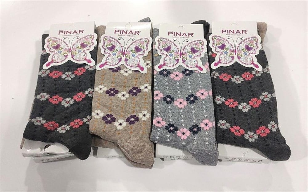 Pınar Kadın Soket Çorap 12'li Paket(KC01-07)