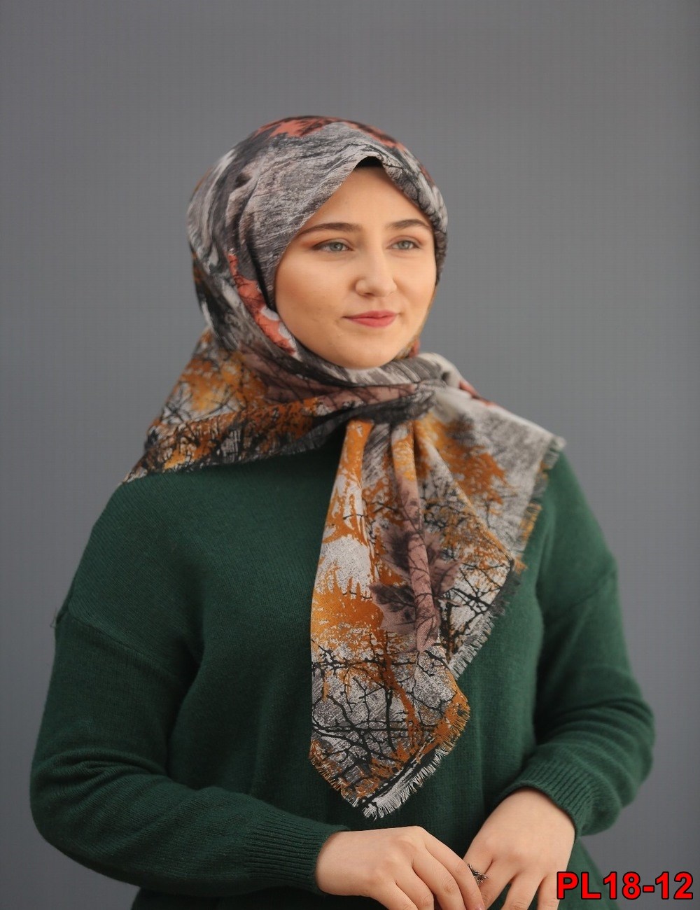 Polo Craft Flamlı Coton Eşarp(18-12)