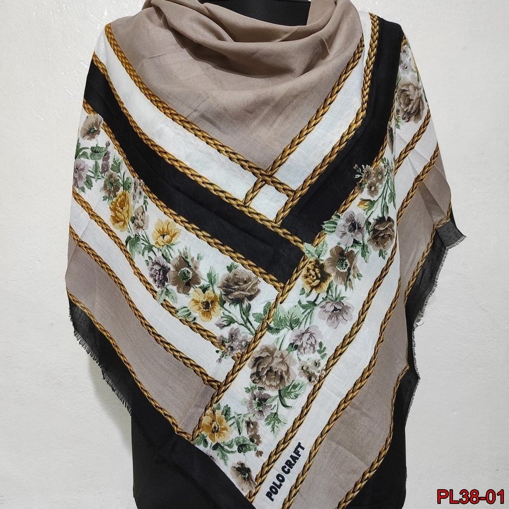Polo Craft Flamlı Coton Eşarp(38-01)