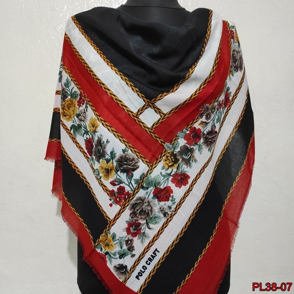 Polo Craft Flamlı Coton Eşarp(38-07)