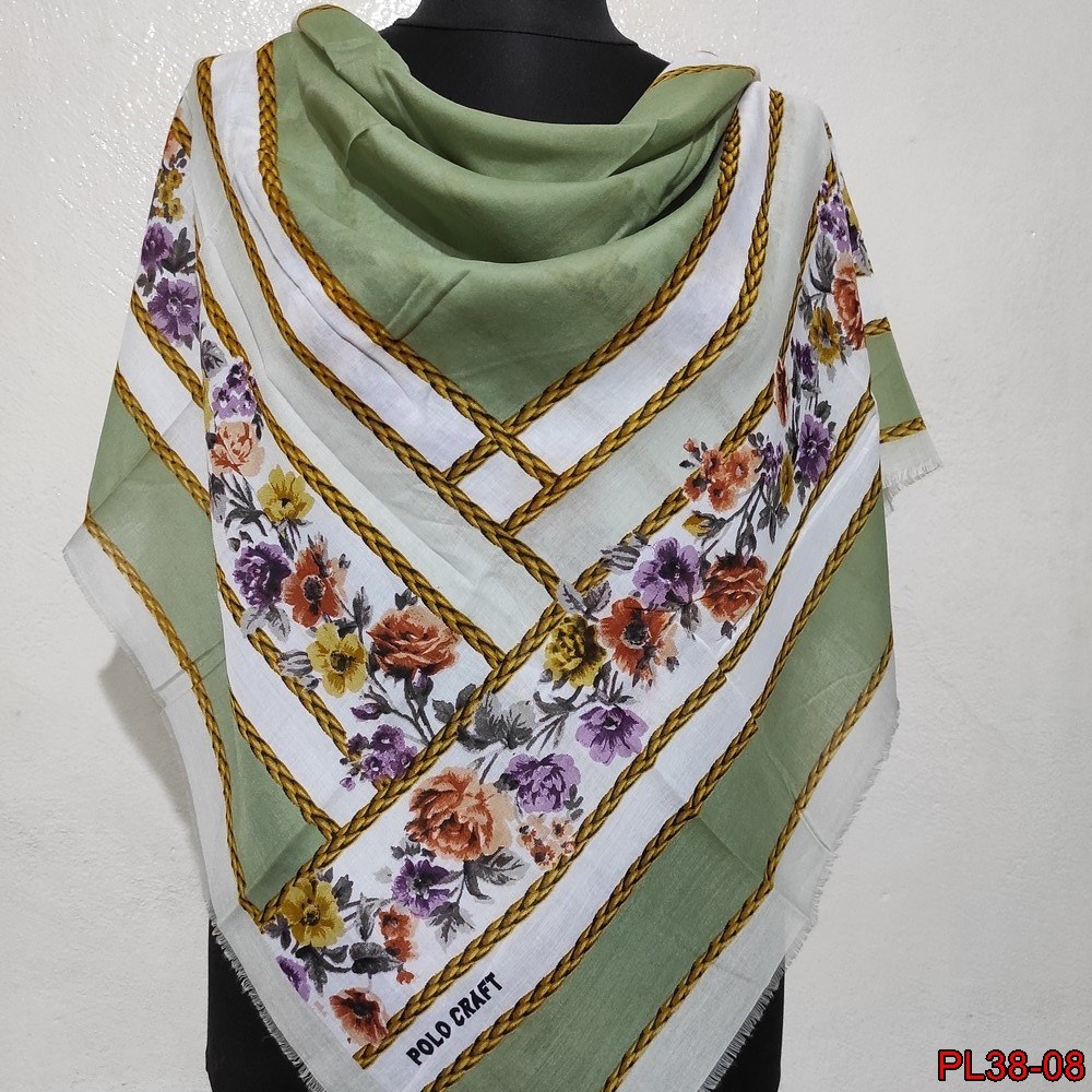 Polo Craft Flamlı Coton Eşarp(38-08)