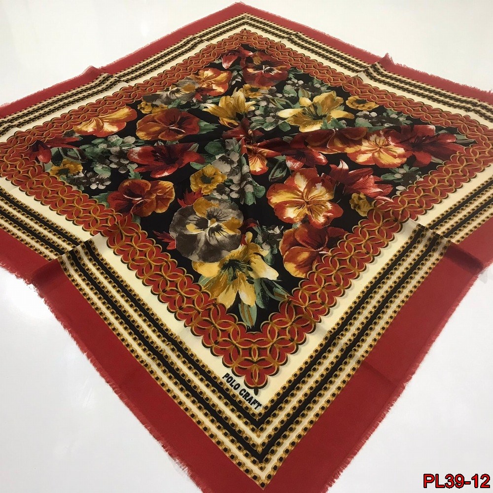 Polo Craft Flamlı Coton Eşarp(39-12)