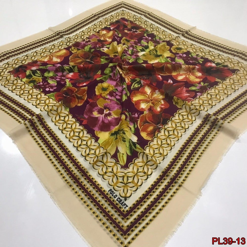 Polo Craft Flamlı Coton Eşarp(39-13)