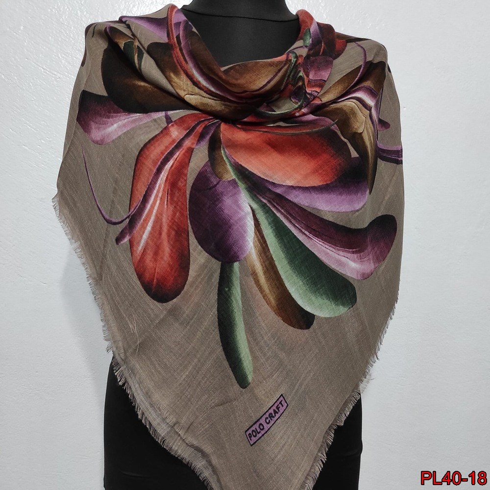 Polo Craft Flamlı Coton Eşarp(40-18)