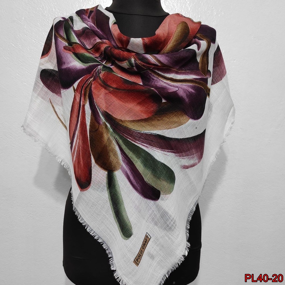 Polo Craft Flamlı Coton Eşarp(40-20)