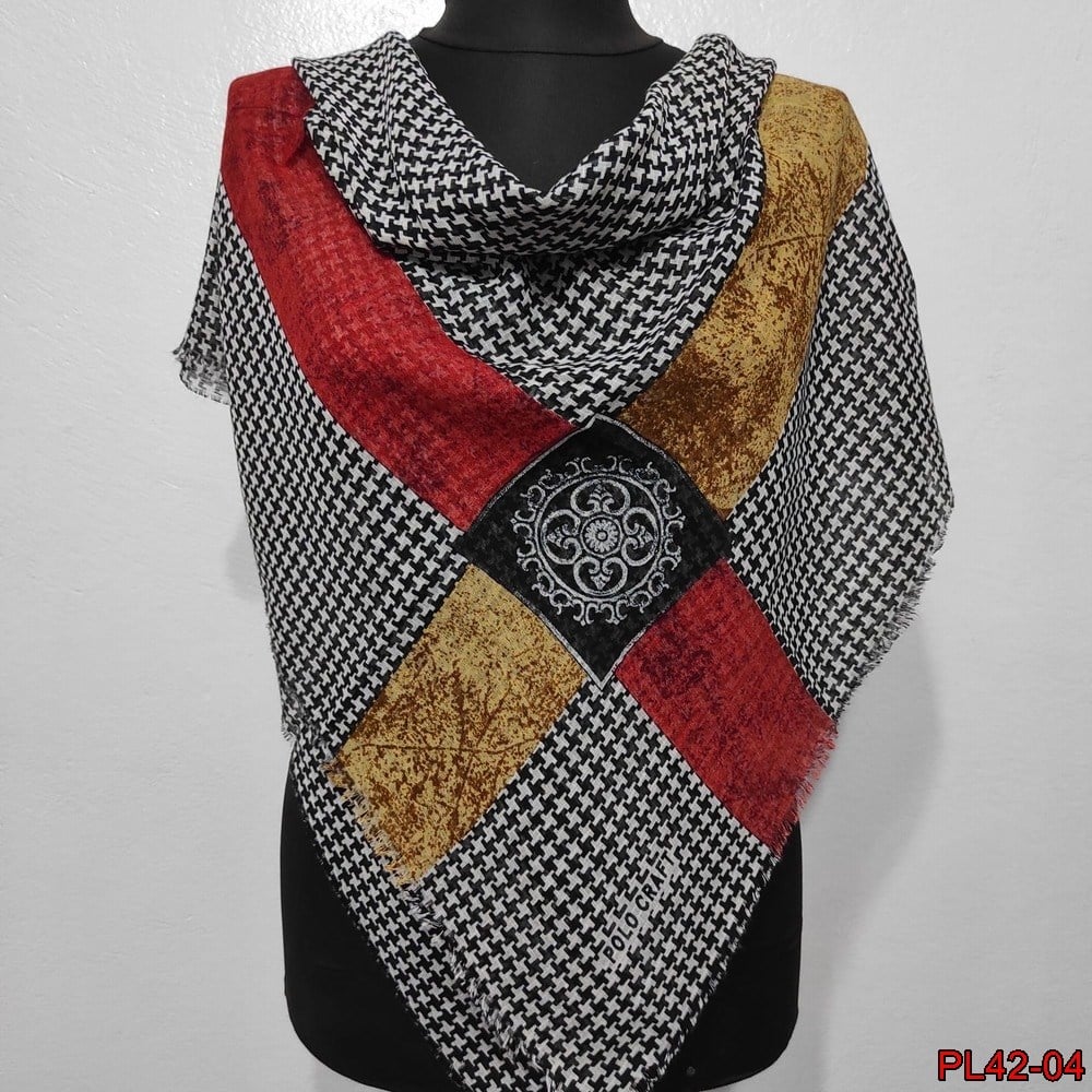 Polo Craft Flamlı Coton Eşarp(42-04)