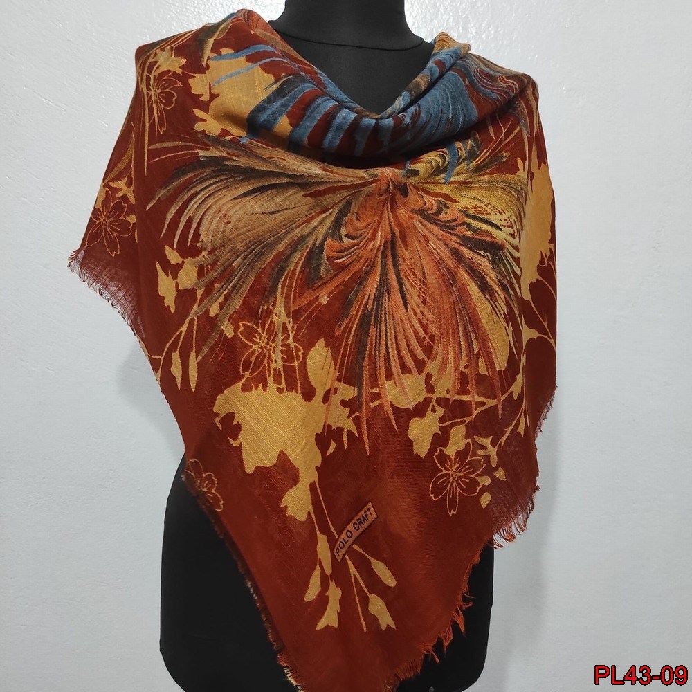 Polo Craft Flamlı Coton Eşarp(43-09)