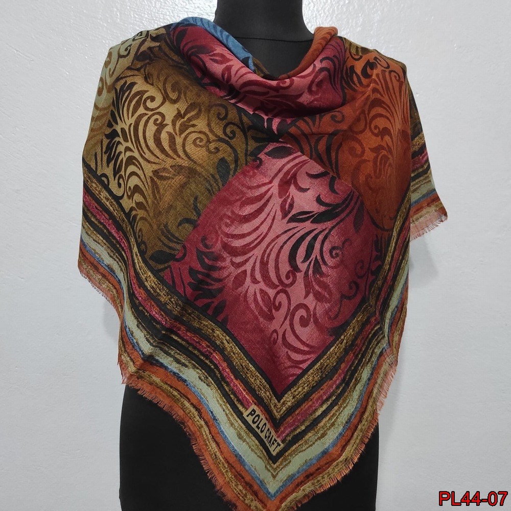 Polo Craft Flamlı Coton Eşarp(44-07)
