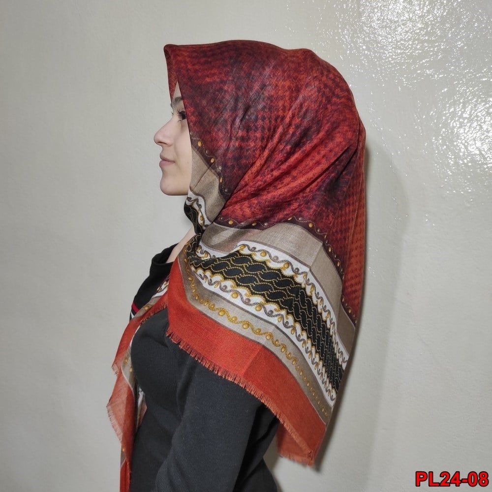 Polo İst Flamlı Coton Eşarp(24-08)