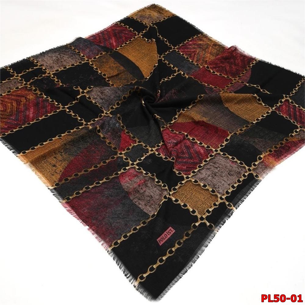Polo İst Flamlı Coton Eşarp(50-01)