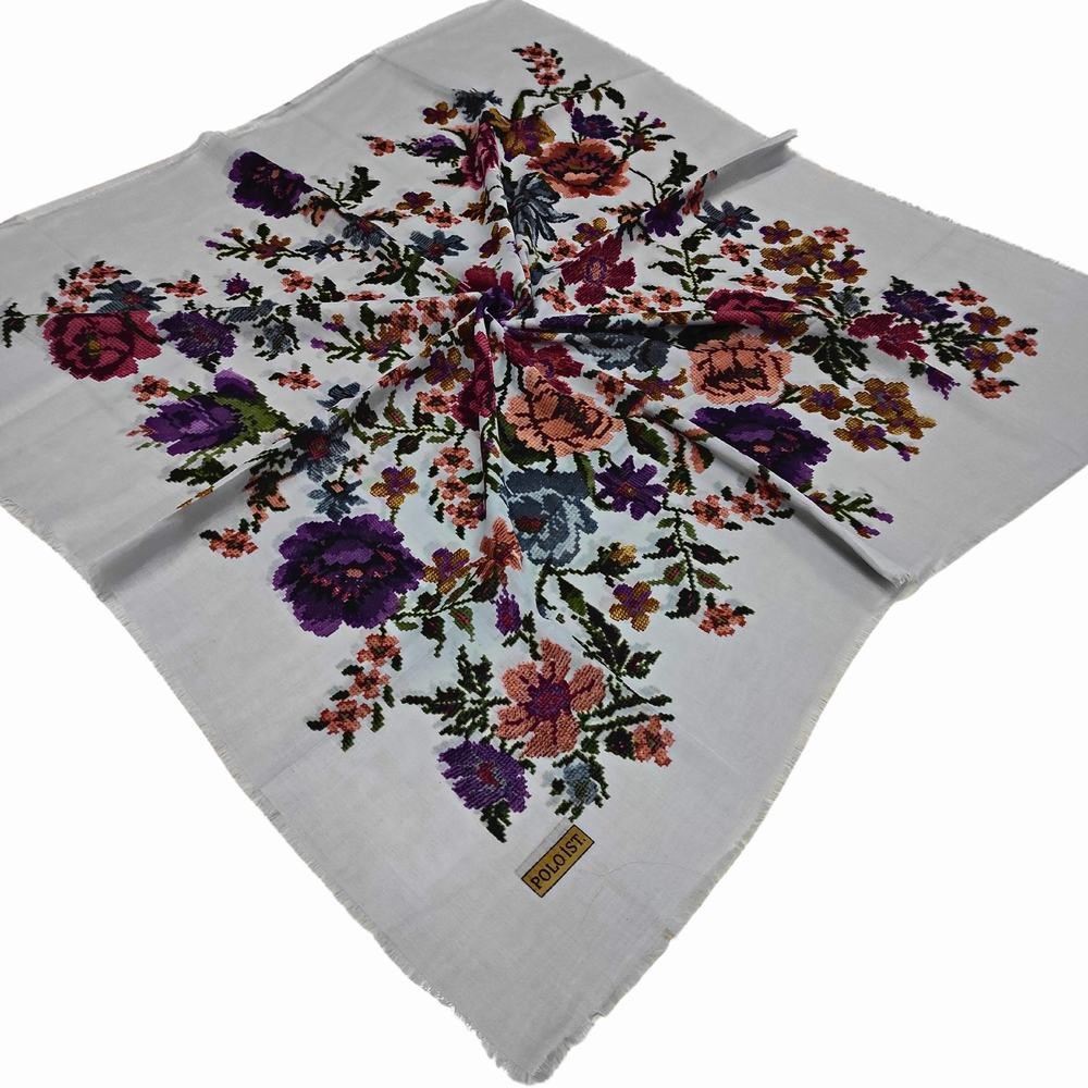 Polo İst Flamlı Keten Eşarp (PL70-01)