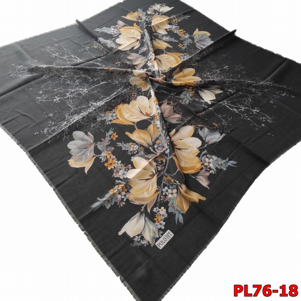 Polo İst Flamlı Keten Eşarp (PL76-18)