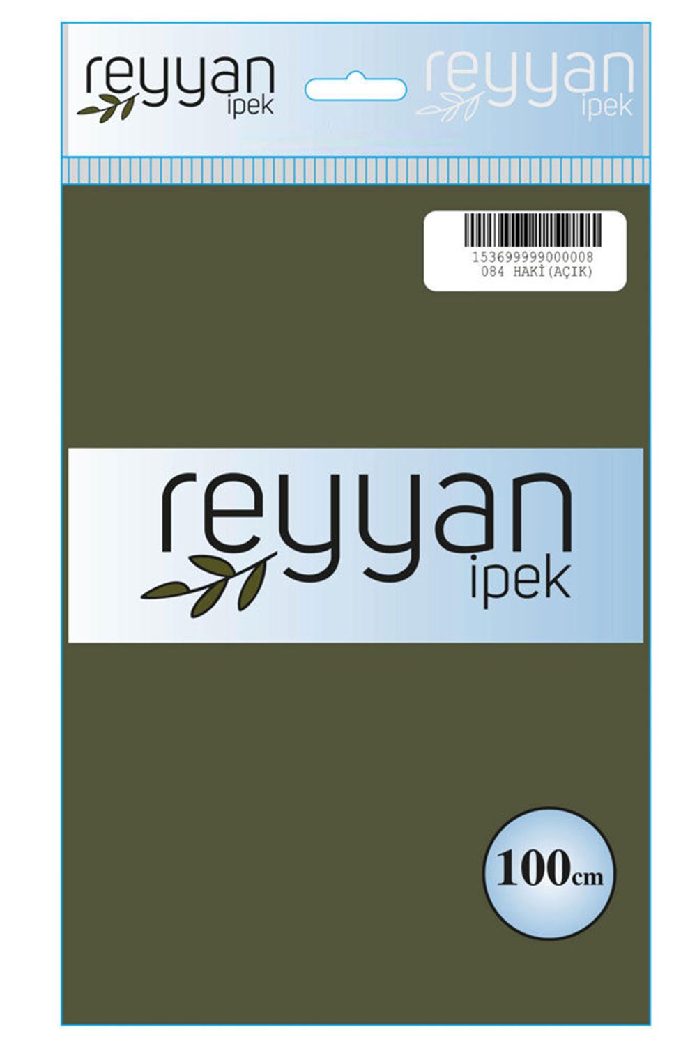 Reyyan Düz Renk Poşetli Yazma (Haki Açık)