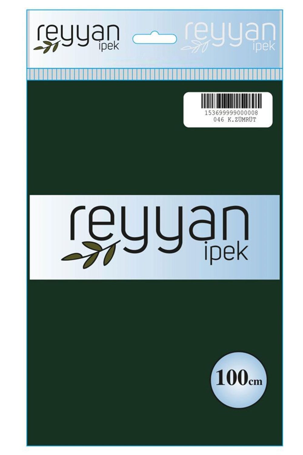 Reyyan Düz Renk Poşetli Yazma (Koyu Zümrüt)