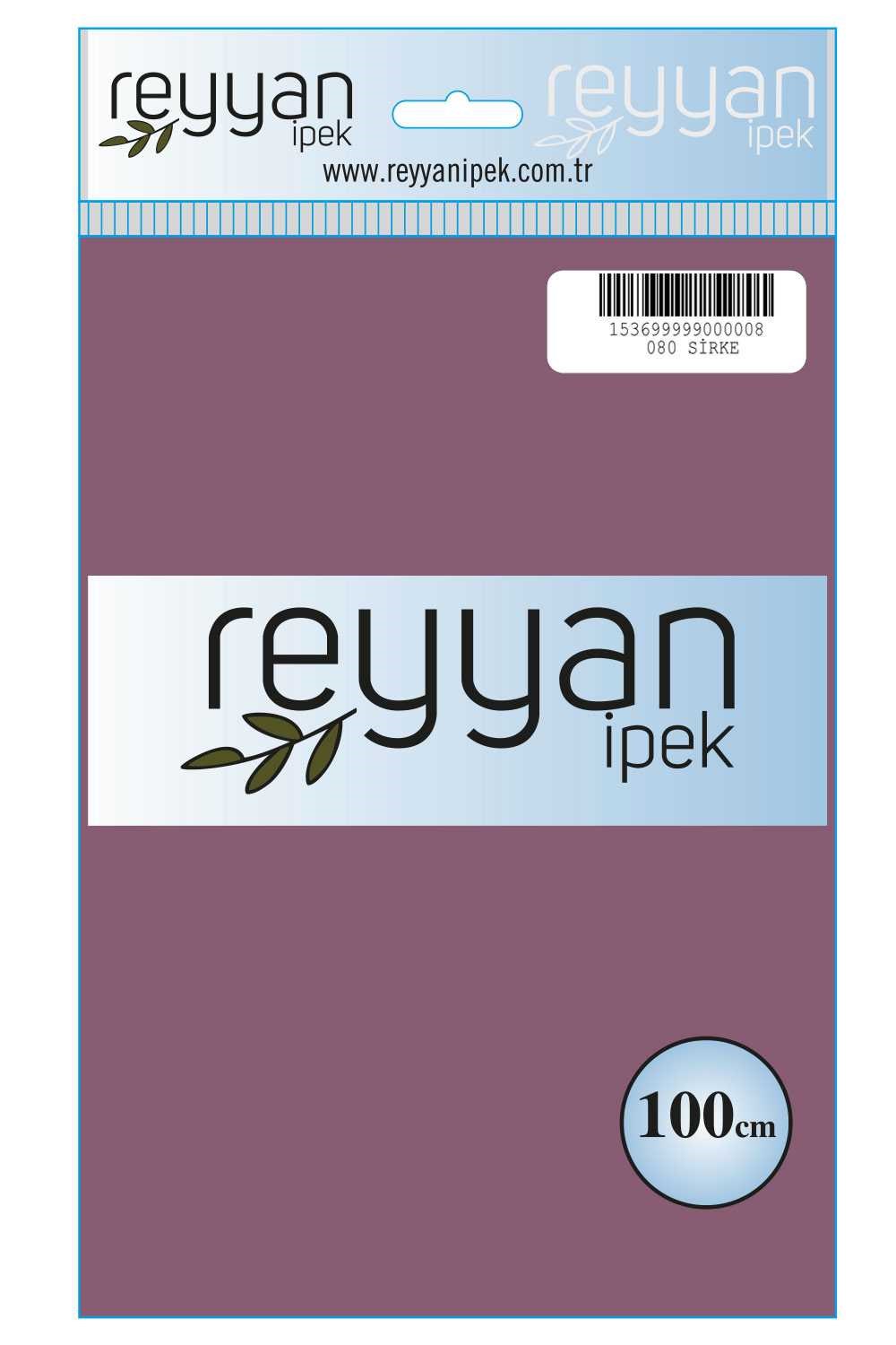Reyyan Düz Renk Poşetli Yazma (Sirke )