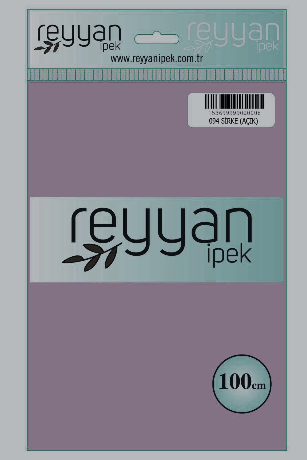 Reyyan Düz Renk Poşetli Yazma (Sirke Açık)