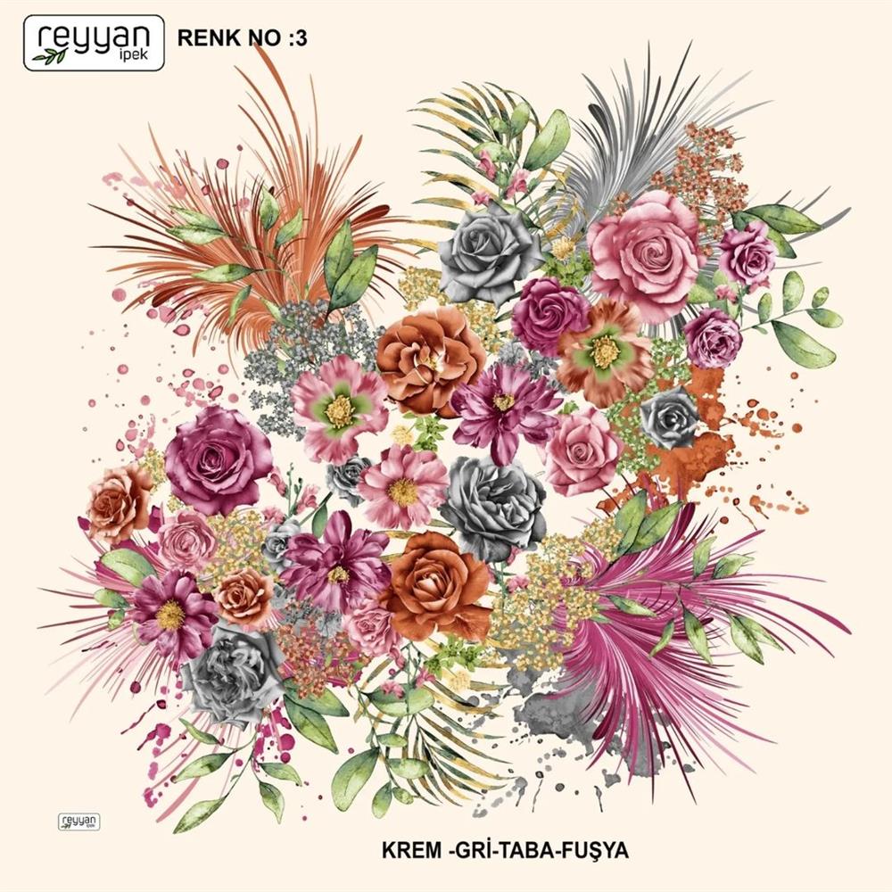 Reyyan İpek Oyalık Yazma(155-3)