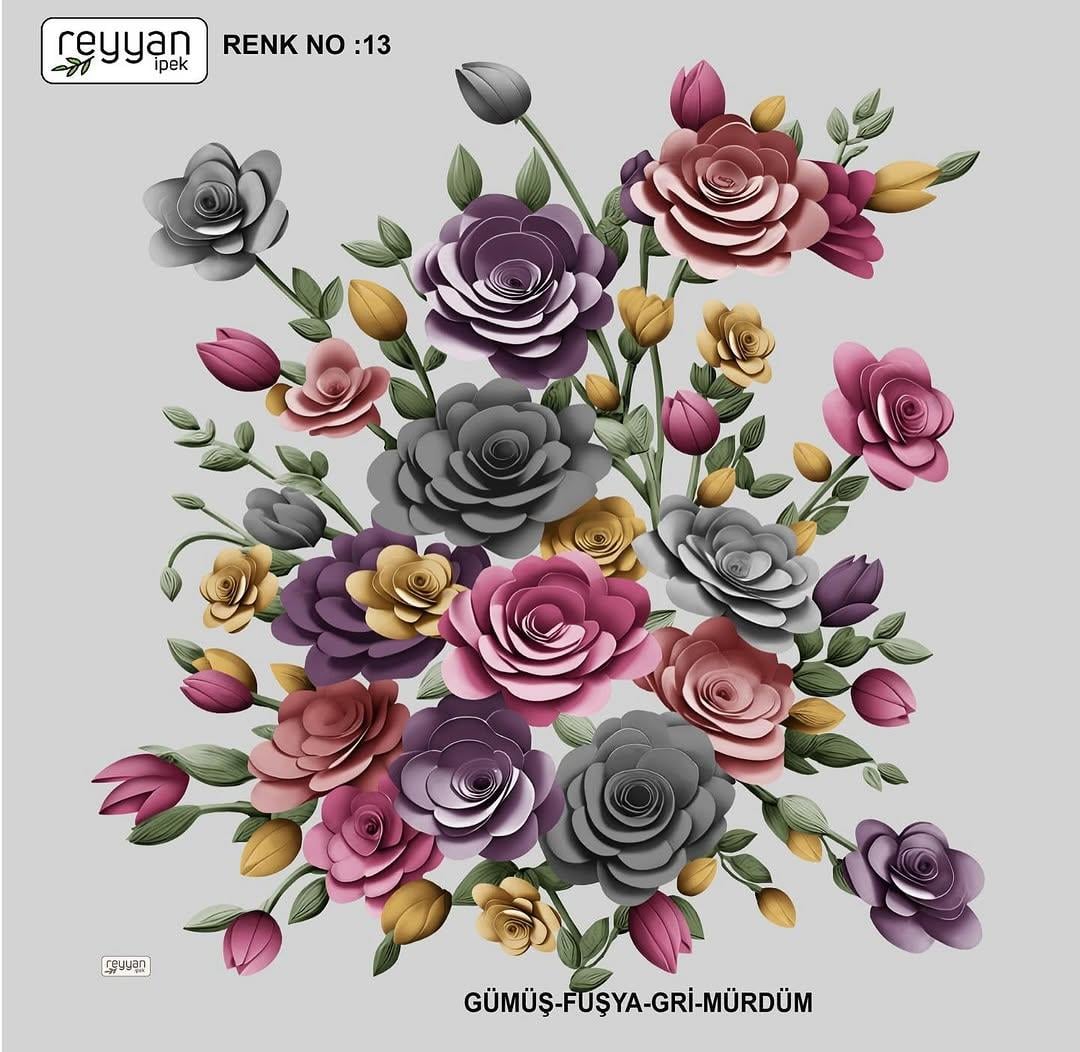 Reyyan İpek Oyalık Yazma(235-13)