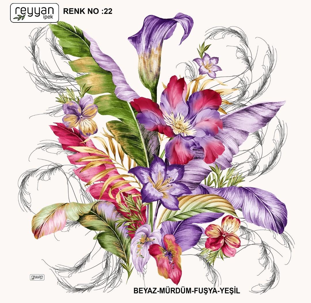 Reyyan İpek Oyalık Yazma(241-22)