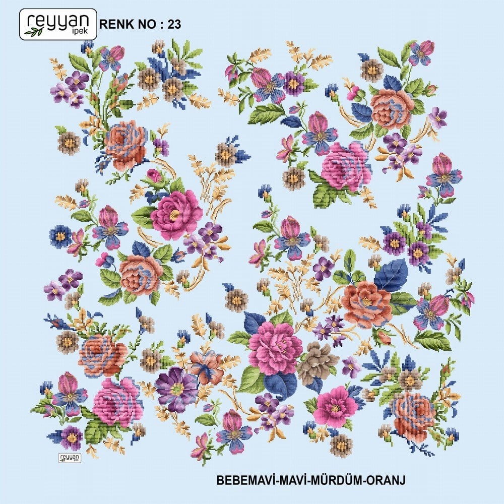 Reyyan İpek Oyalık Yazma(73-23)