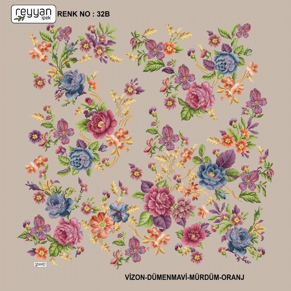 Reyyan İpek Oyalık Yazma(73-32B)