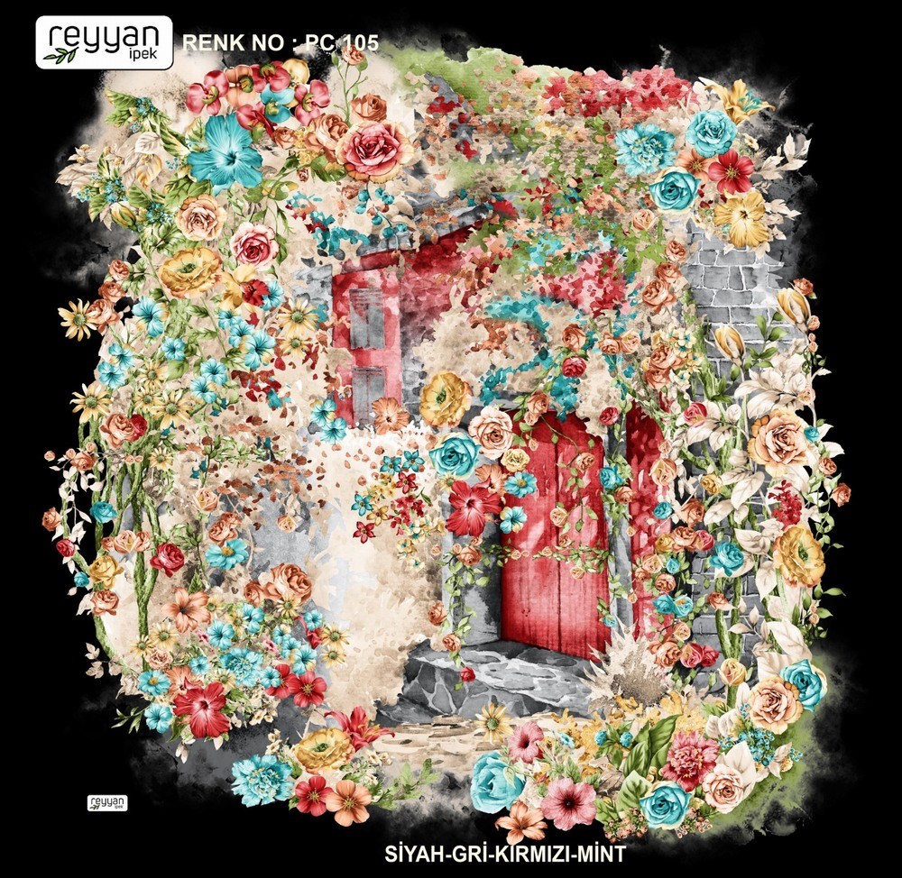 Reyyan İpek Oyalık Yazma(81-PC105)
